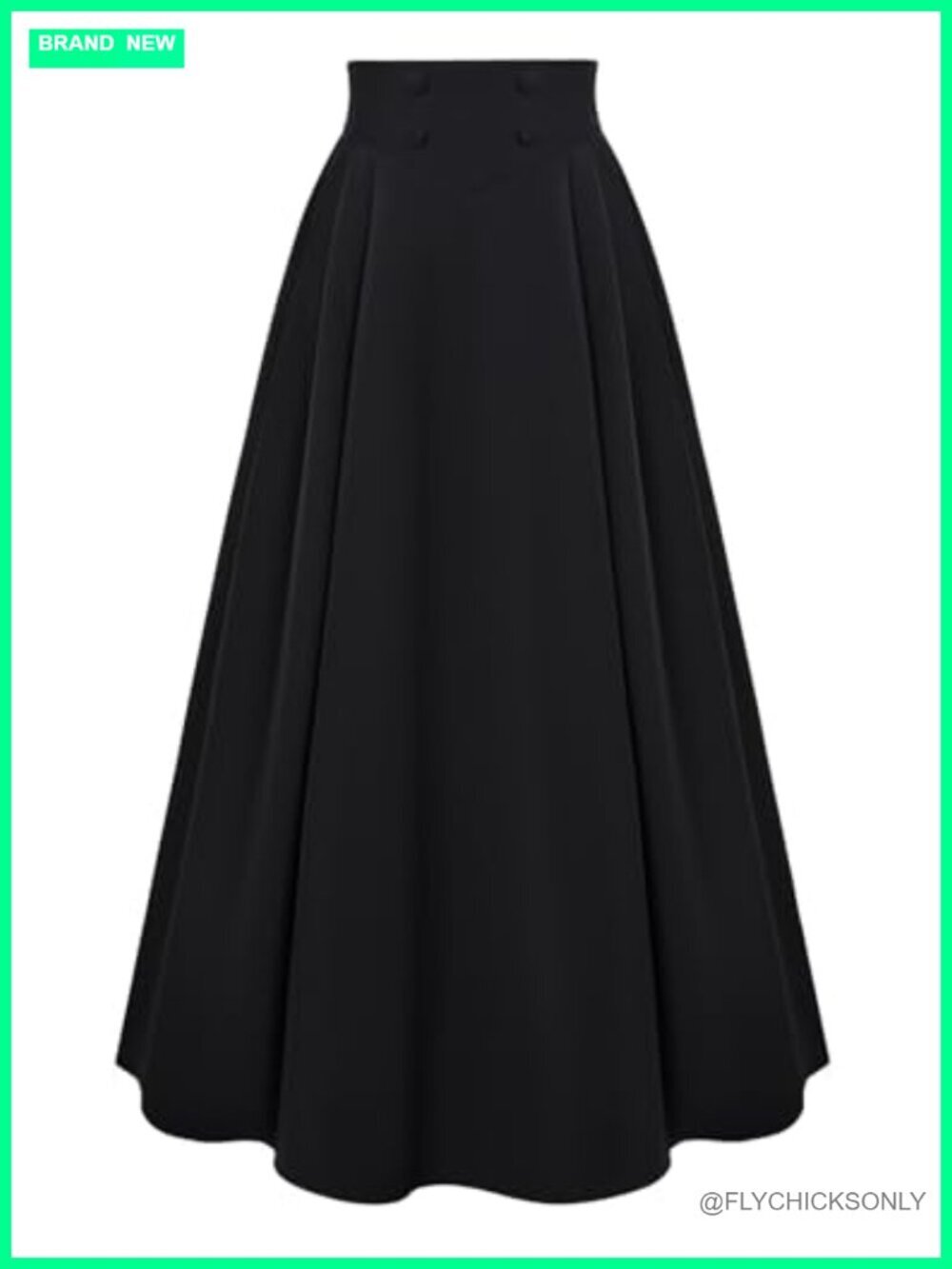 Maxi High Waisted A Line Skirt with Pockets Renaissance Skirt